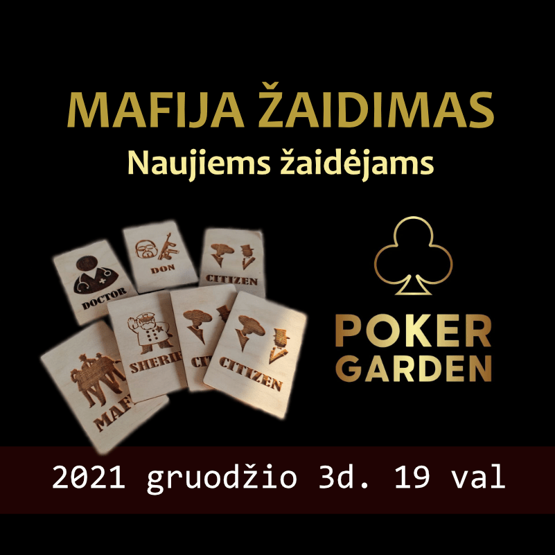 mafia Poker garder 12 03 mafija žaidimas Poker garder 12 03