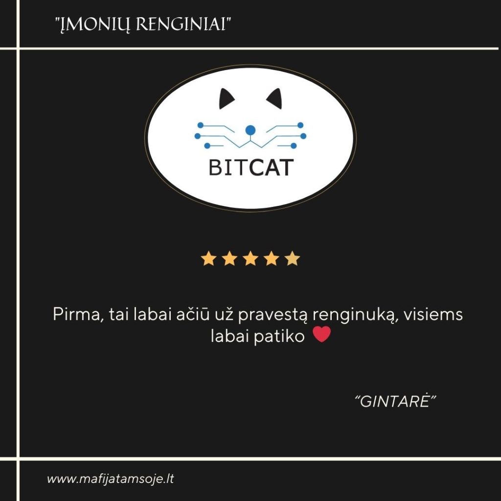 BitCat atsiliepimas apie Mafija tamsoje