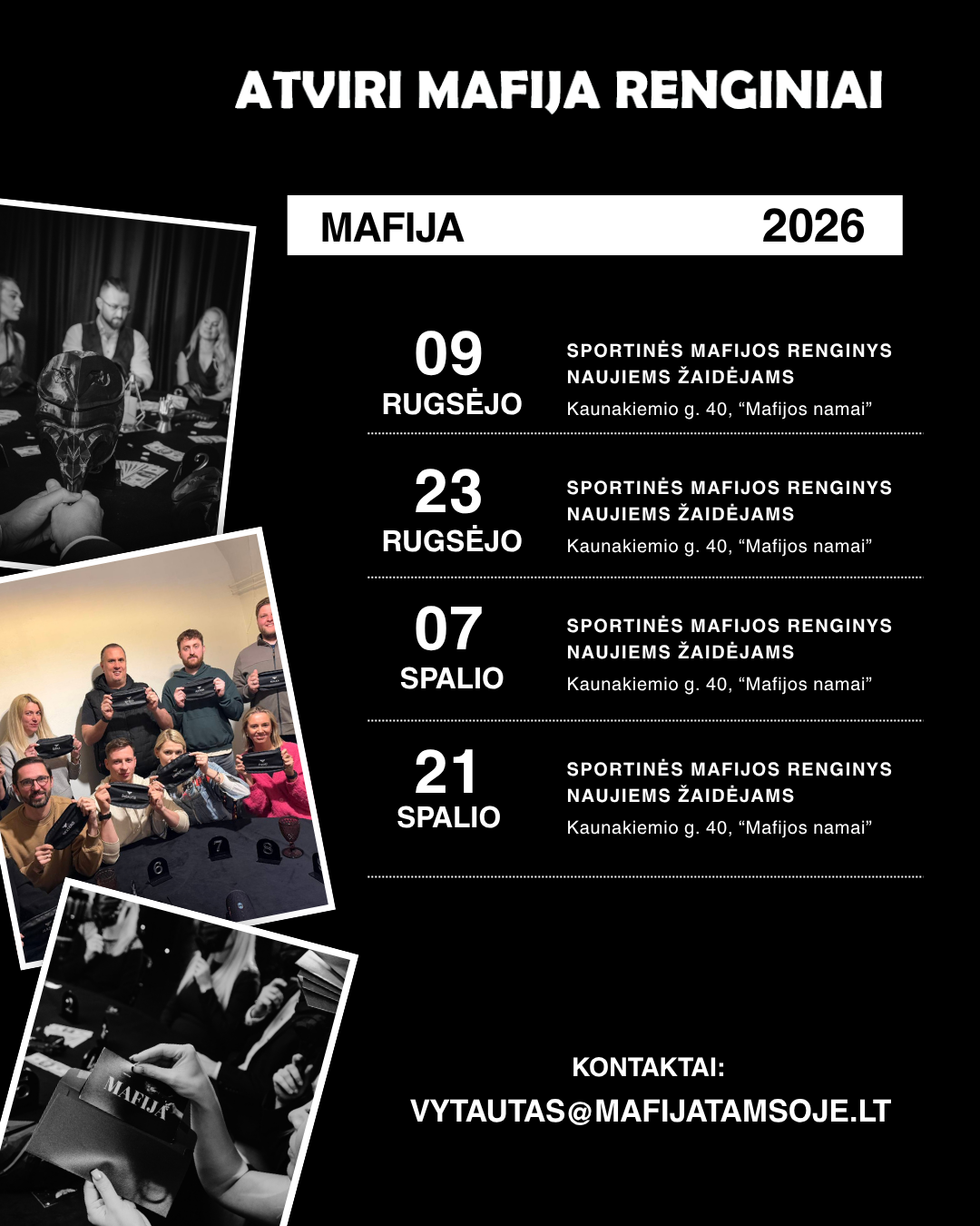 Black and White Modern Upcoming Schedule Instagram Post (2)